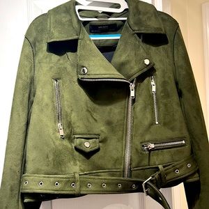 Olive green Zara jacket size XL
